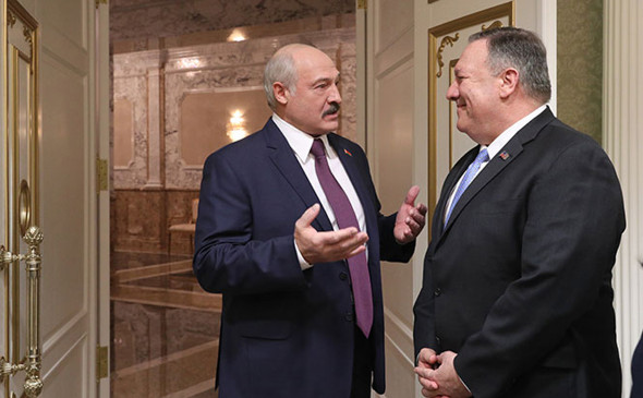 Лукашенко назвал Помпео главного союзника Белоруссии