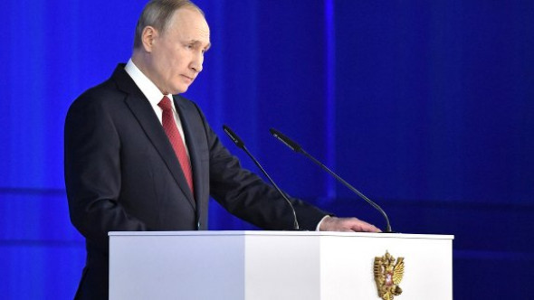 Путин может обратиться с посланием Федеральному собранию через месяц