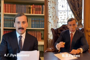 «Они кричат «Уходи!» не мне, а 2020 году»: Максим Галкин сделал пародию на разговор Лукашенко и Путина