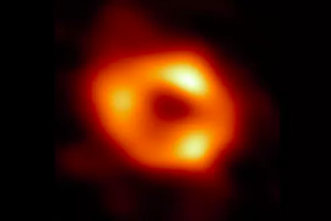 Ученые показали первый в истории снимок черной дыры в центре Млечного Пути
