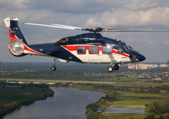 Сертификацию вертолета КА-62 остановили из-за иностранных деталей