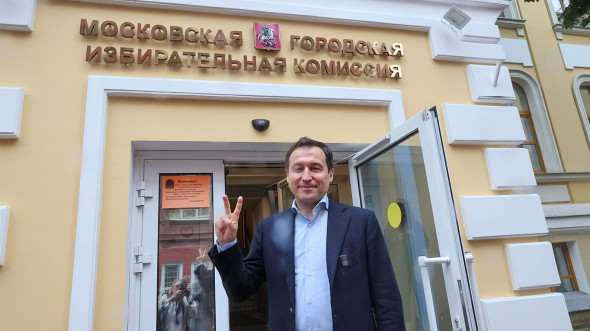 Справедливоросс Дмитрий Гусев подал документы для регистрации кандидатом на выборах мэра Москвы
